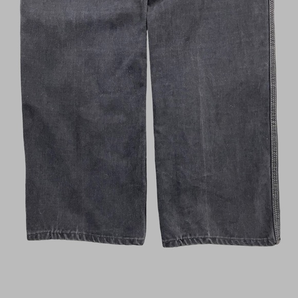 !SOLD! RED SNAP Vintage Black Dark Grey Star Pocket High Waisted Skater Jeans - Picture 12 of 12